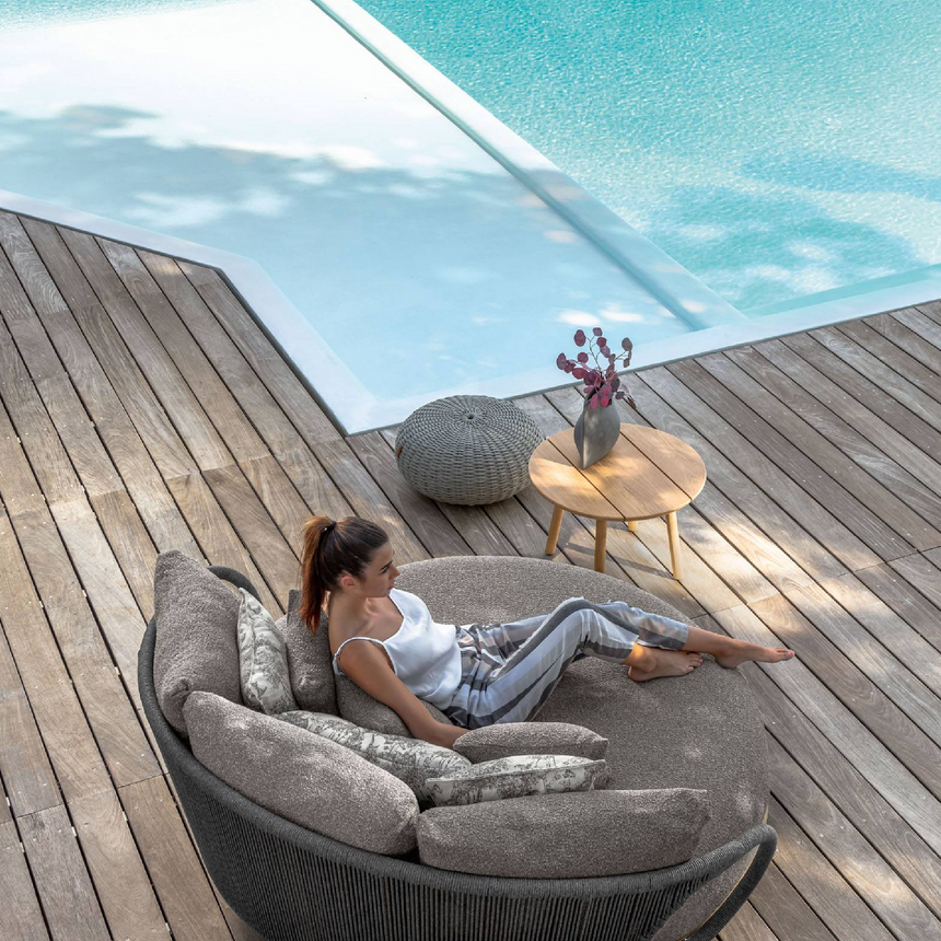 Weave Round Daybed | Talenti Karen | Italianfurniture.com