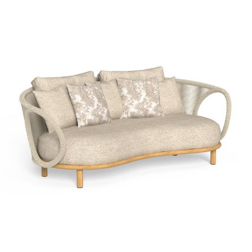 Weave Curved Outdoor Sofa | Talenti Karen | Italianfurniture.com