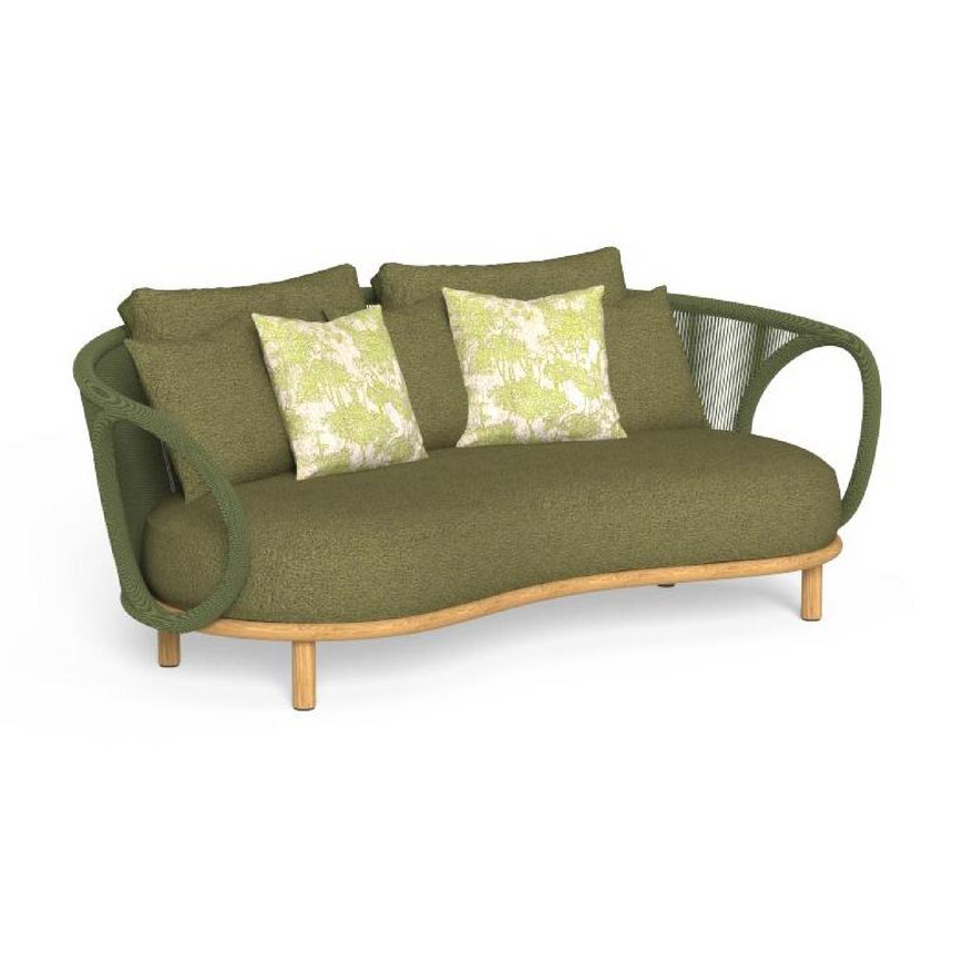 Weave Curved Outdoor Sofa | Talenti Karen | Italianfurniture.com