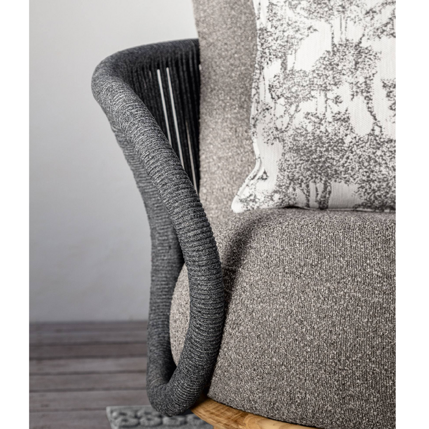 Weave Curved Outdoor Sofa | Talenti Karen | Italianfurniture.com