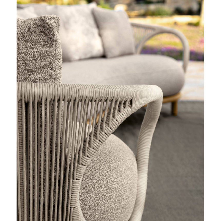Weave Curved Outdoor Sofa | Talenti Karen | Italianfurniture.com