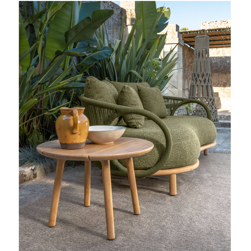 Weave Curved Outdoor Sofa | Talenti Karen | Italianfurniture.com
