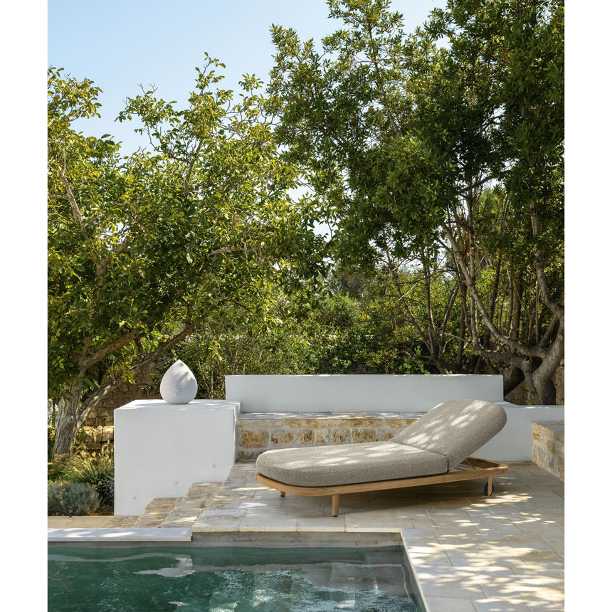 Wood Framed Sun Lounger | Talenti Karen | Italianfurniture.com