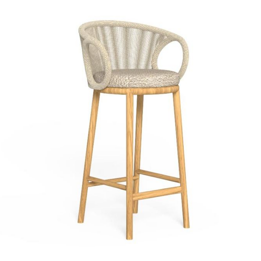 Weave Outdoor Bar Stool | Talenti Karen | Italianfurniture.com