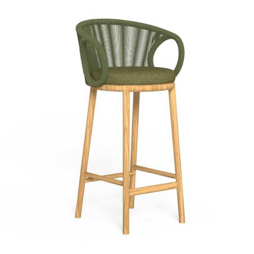 Weave Outdoor Bar Stool | Talenti Karen | Italianfurniture.com