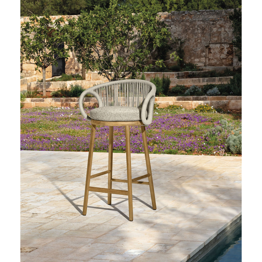 Weave Outdoor Bar Stool | Talenti Karen | Italianfurniture.com
