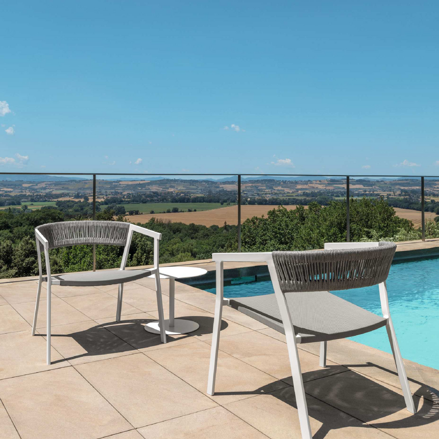 Weave Rope Outdoor Lounge Armchair | Talenti Key | Italianfurniture.com
