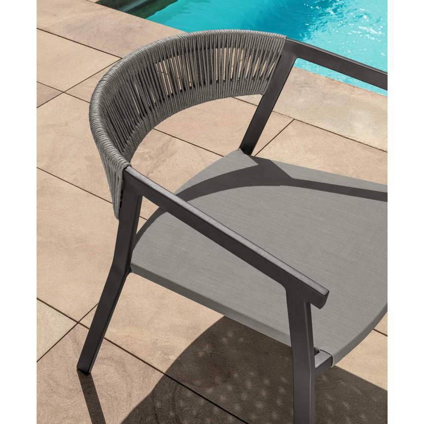 Weave Rope Outdoor Lounge Armchair | Talenti Key | Italianfurniture.com