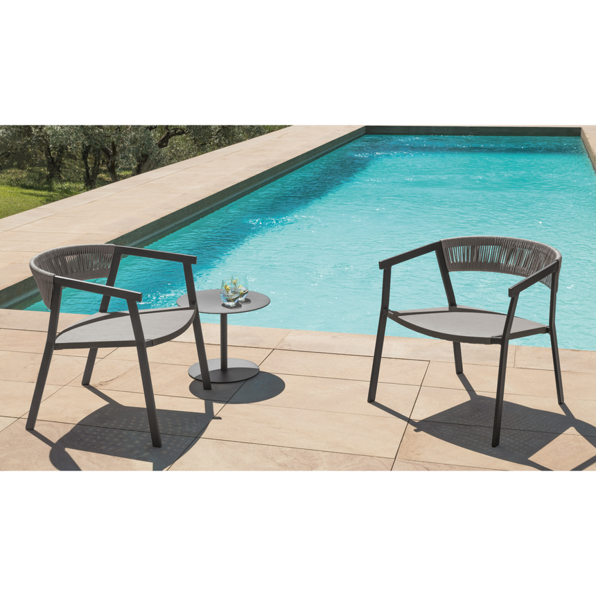 Weave Rope Outdoor Lounge Armchair | Talenti Key | Italianfurniture.com