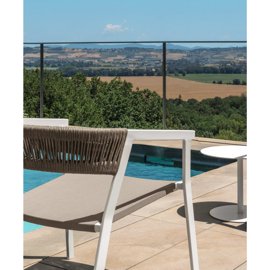 Weave Rope Outdoor Lounge Armchair | Talenti Key | Italianfurniture.com