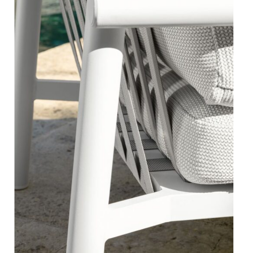 Tubular Aluminum Outdoor Sofa | Talenti Lake | Italianfurniture.com