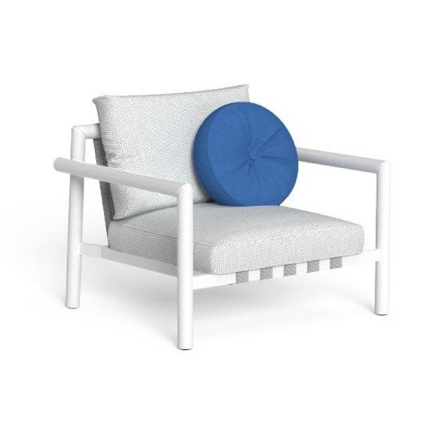 Tubular Aluminum Outdoor Armchair | Talenti Lake | Italianfurniture.com
