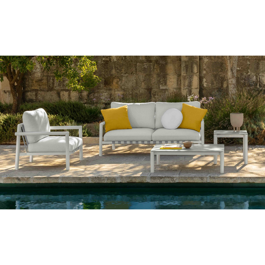 Tubular Aluminum Outdoor Armchair | Talenti Lake | Italianfurniture.com