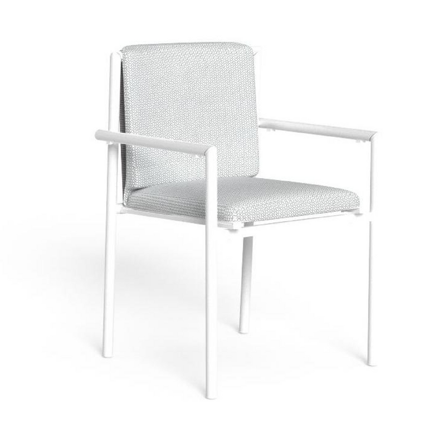 Tubular Aluminum Outdoor Dining Chair | Talenti Lake | Italianfurniture.com