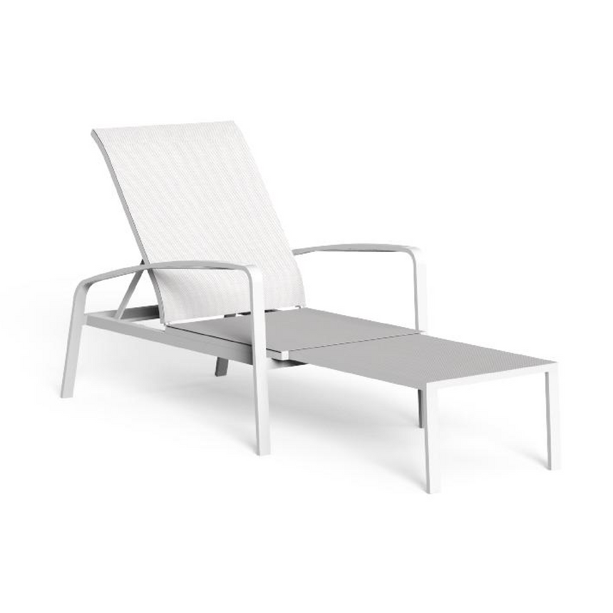 Aluminum Reclinable Sun Lounger | Talenti Lady | Italianfurniture.com