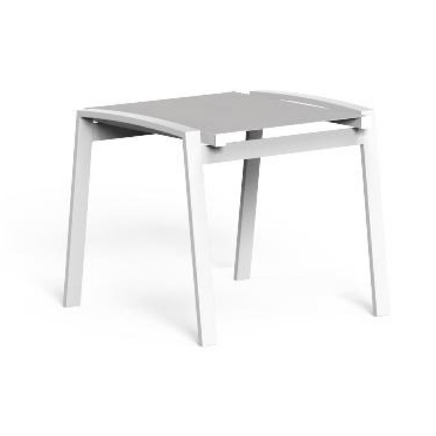 Aluminum Outdoor Ottoman | Talenti Lady | Italianfurniture.com