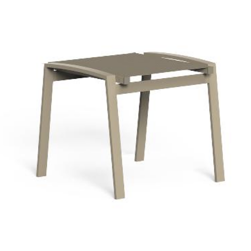 Aluminum Outdoor Ottoman | Talenti Lady | Italianfurniture.com