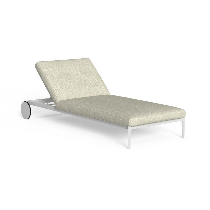 Aluminum Framed Sun Lounger | Talenti Leaf | Italianfurniture.com
