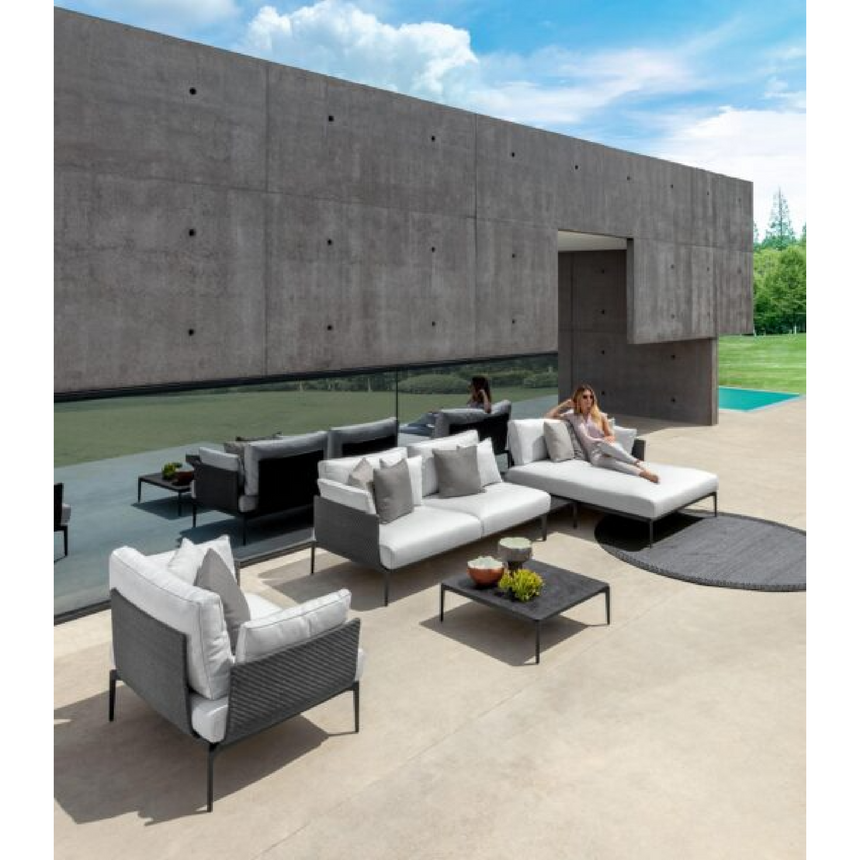 Aluminum Framed Sun Lounger | Talenti Leaf | Italianfurniture.com