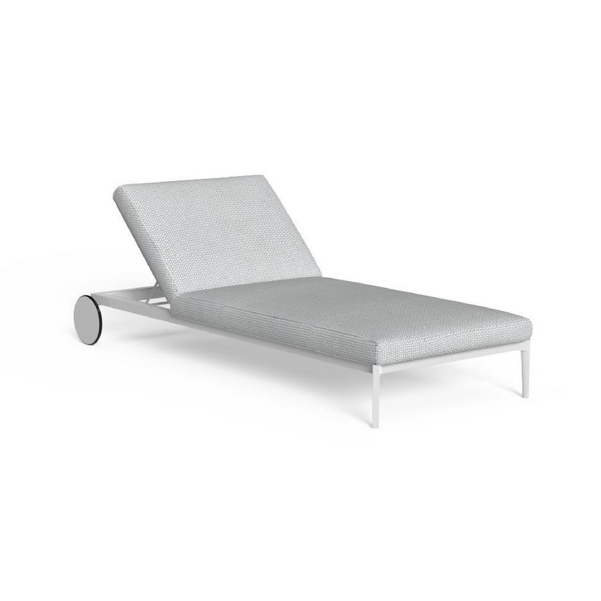 Aluminum Framed Sun Lounger | Talenti Leaf | Italianfurniture.com