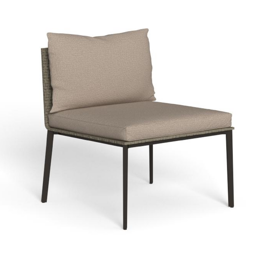 Aluminum Framed Outdoor Lounge Armchair | Talenti Leaf | Italianfurniture.com