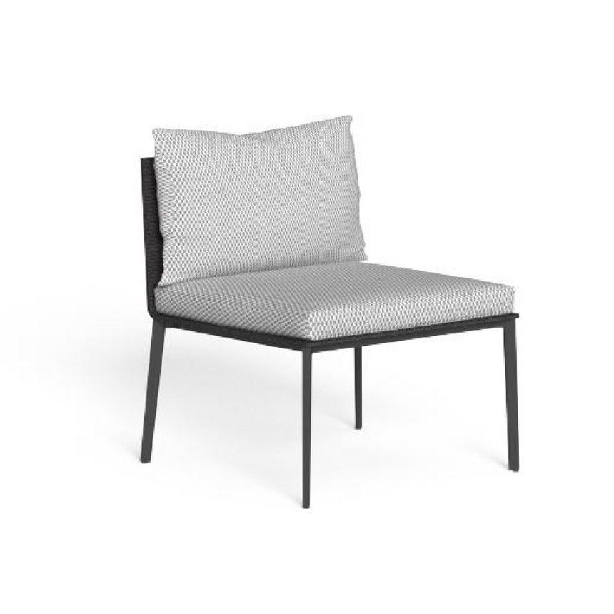 Aluminum Framed Outdoor Lounge Armchair | Talenti Leaf | Italianfurniture.com