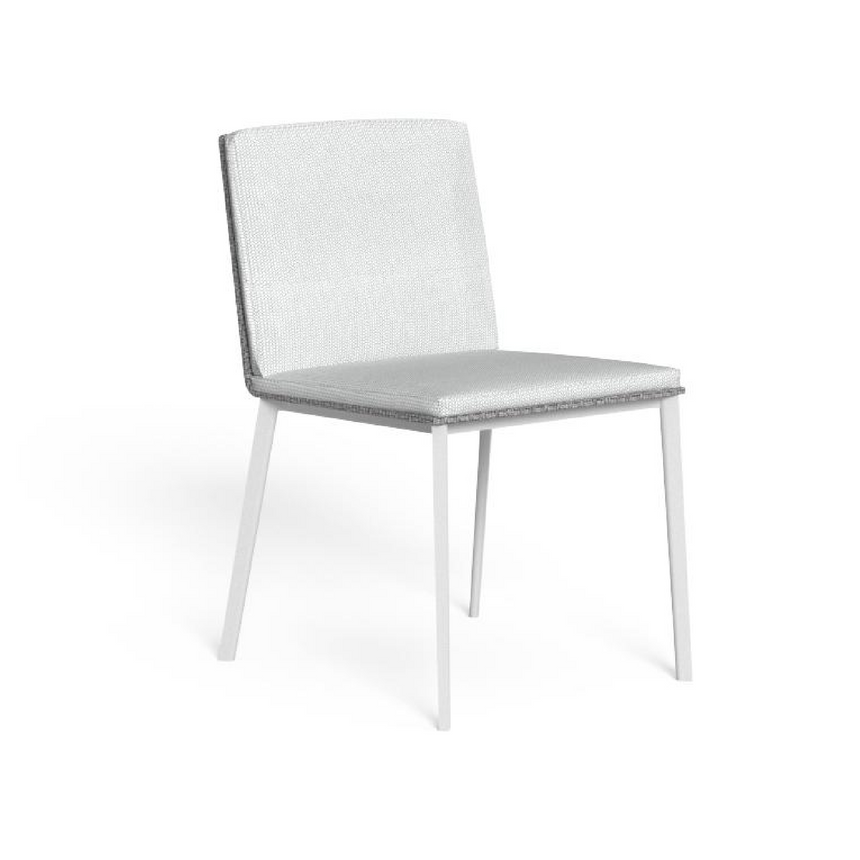 Aluminum Padded Outdoor Dining Chair | Talenti Leaf