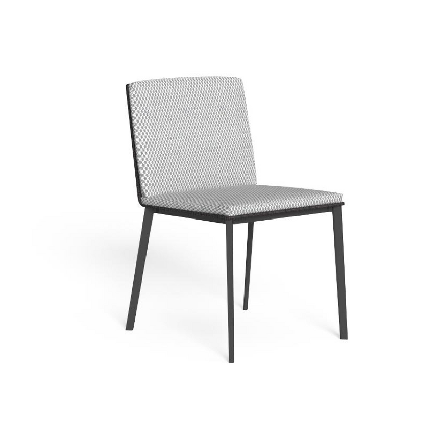 Aluminum Padded Outdoor Dining Chair | Talenti Leaf