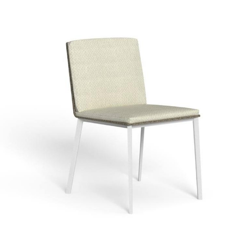 Aluminum Padded Outdoor Dining Chair | Talenti Leaf