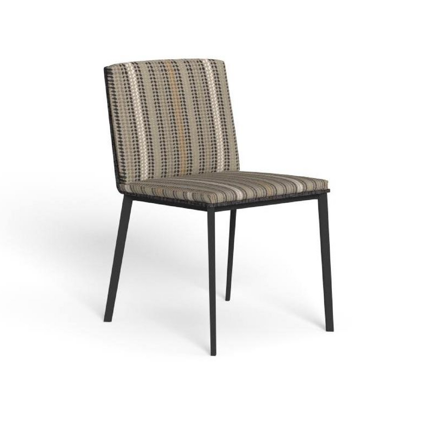 Aluminum Padded Outdoor Dining Chair | Talenti Leaf