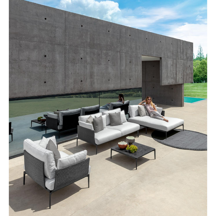 Aluminum Outdoor Coffee Table | Talenti Leaf | Italianfurniture.com