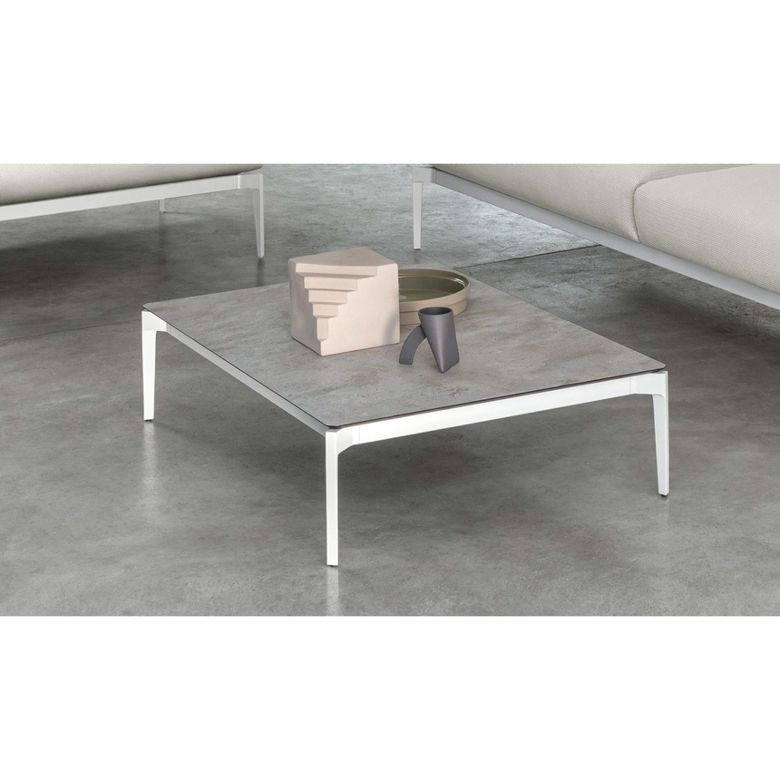 Aluminum Outdoor Coffee Table | Talenti Leaf | Italianfurniture.com