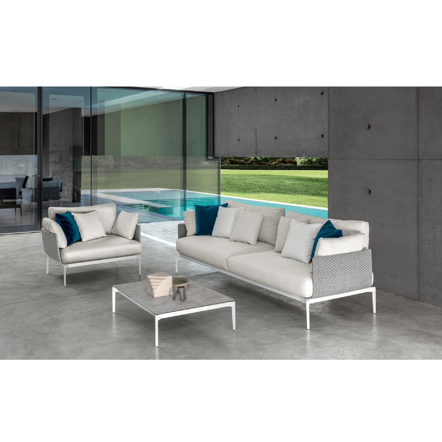 Aluminum Outdoor Coffee Table | Talenti Leaf | Italianfurniture.com