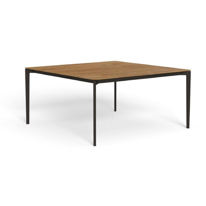 Aluminum Square Outdoor Dining Table | Talenti Leaf | Italianfurniture.com