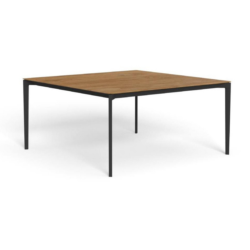 Aluminum Square Outdoor Dining Table | Talenti Leaf | Italianfurniture.com