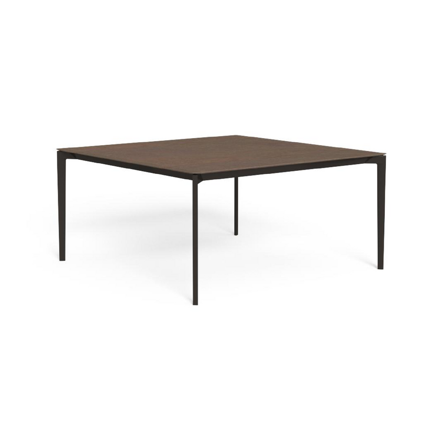 Aluminum Square Outdoor Dining Table | Talenti Leaf | Italianfurniture.com
