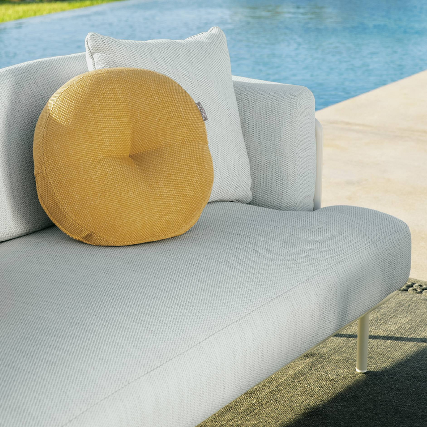 White Metal Outdoor Sofa | Talenti Lisa | Italianfurniture.com