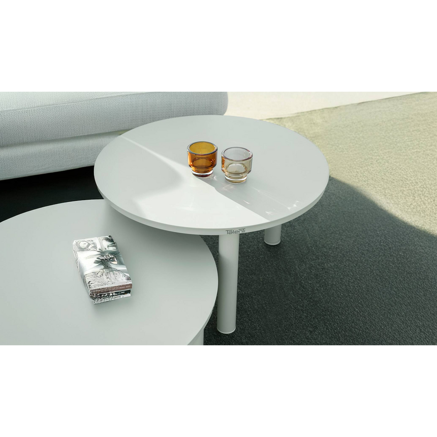 White Metal Outdoor Coffee Table | Talenti Lisa | Italianfurniture.com
