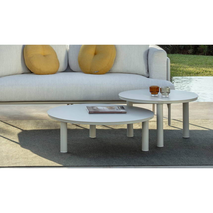 White Metal Outdoor Coffee Table | Talenti Lisa | Italianfurniture.com