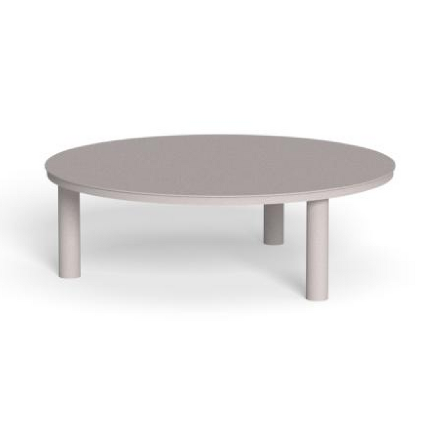 White Metal Outdoor Coffee Table | Talenti Lisa | Italianfurniture.com
