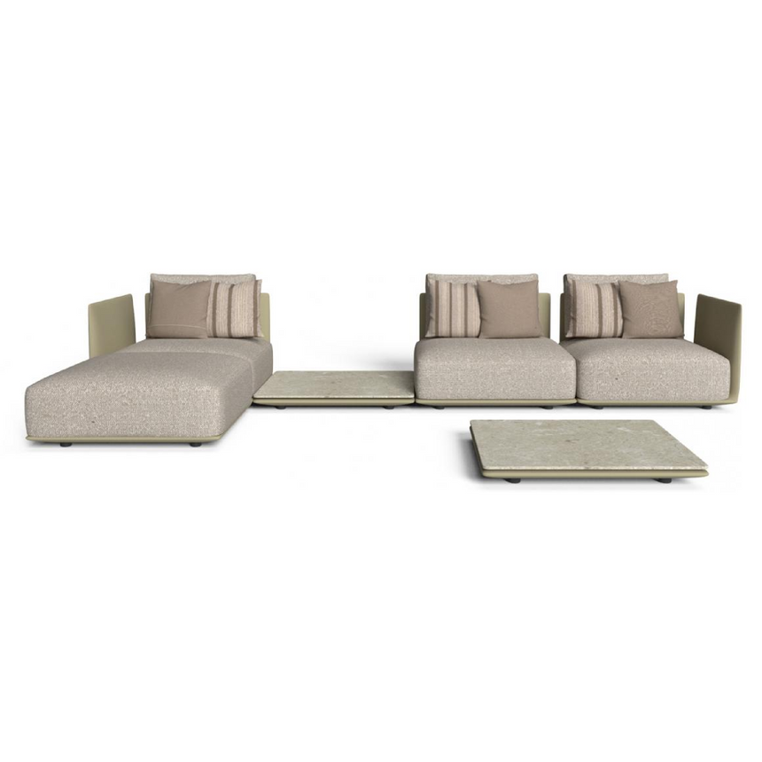 Low Outdoor Modular Sofa | Talenti Malè | Italianfurniture.com