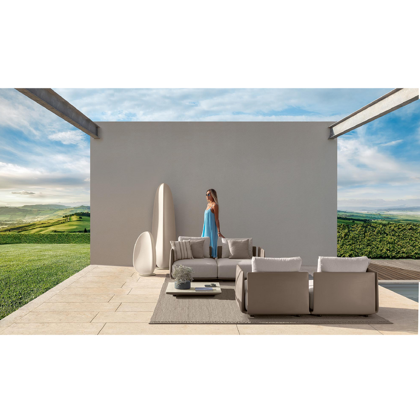 Square Stoneware Outdoor Coffee Table | Talenti Malè | Italianfurniture.com