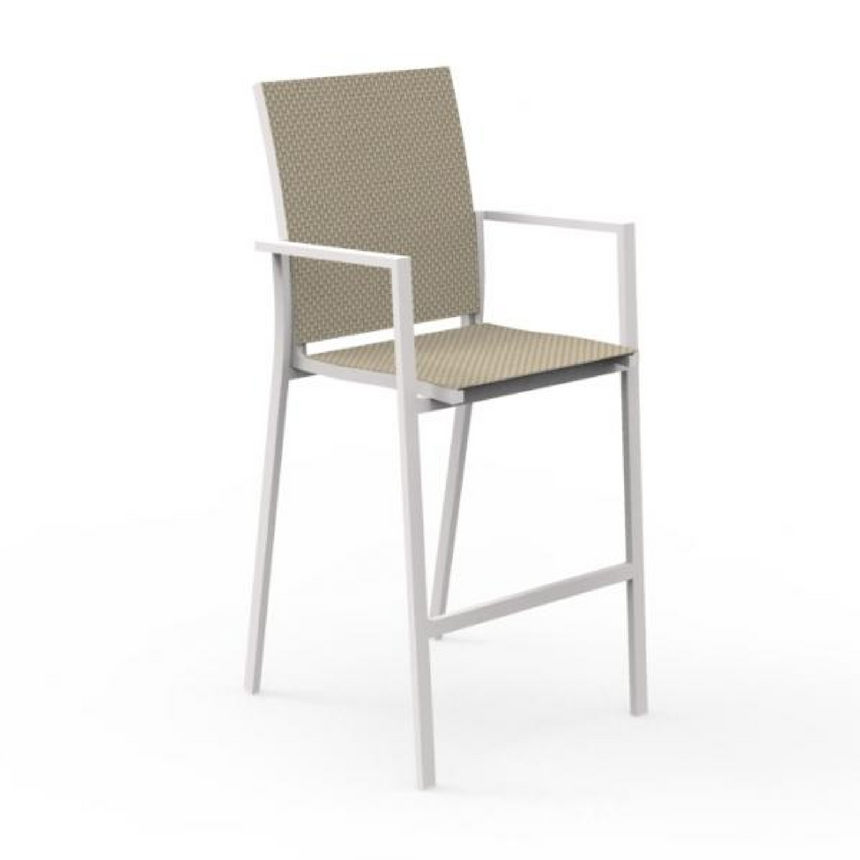 Textilene Outdoor Bar Stool | Talenti Maiorca | Italianfurniture.com