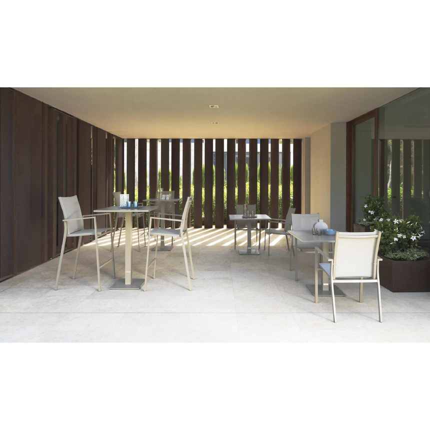 Square Outdoor Glass Dining Table | Talenti Maiorca | Italianfurniture.com