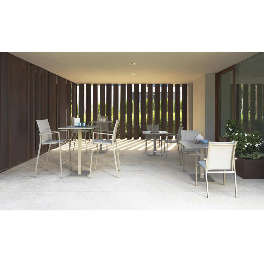 Square Outdoor Glass Dining Table | Talenti Maiorca | Italianfurniture.com