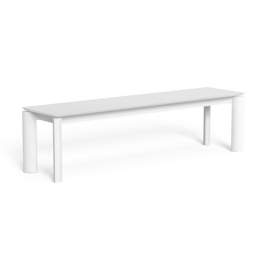 Powder-Coated Aluminum Outdoor Bench | Talenti Milo | Italianfurniture.com