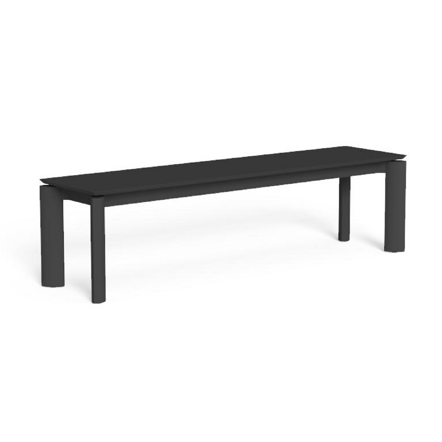Powder-Coated Aluminum Outdoor Bench | Talenti Milo | Italianfurniture.com