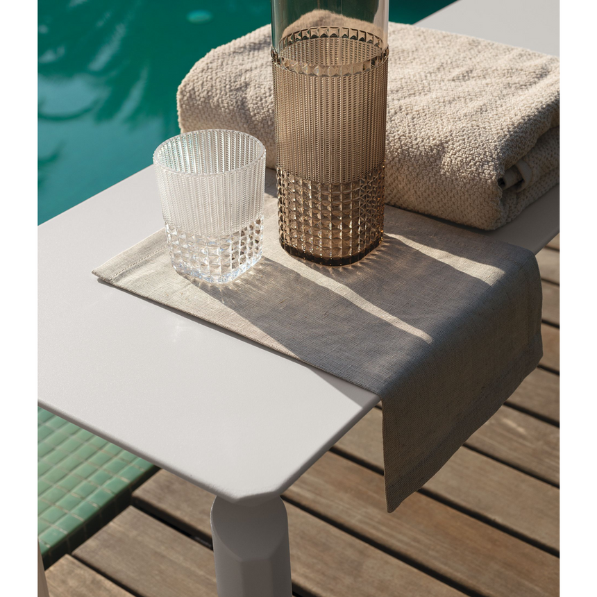 Powder-Coated Aluminum Outdoor Bench | Talenti Milo | Italianfurniture.com