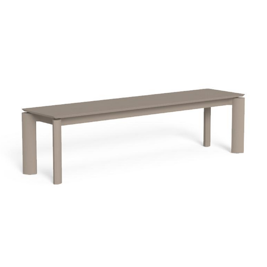 Powder-Coated Aluminum Outdoor Bench | Talenti Milo | Italianfurniture.com