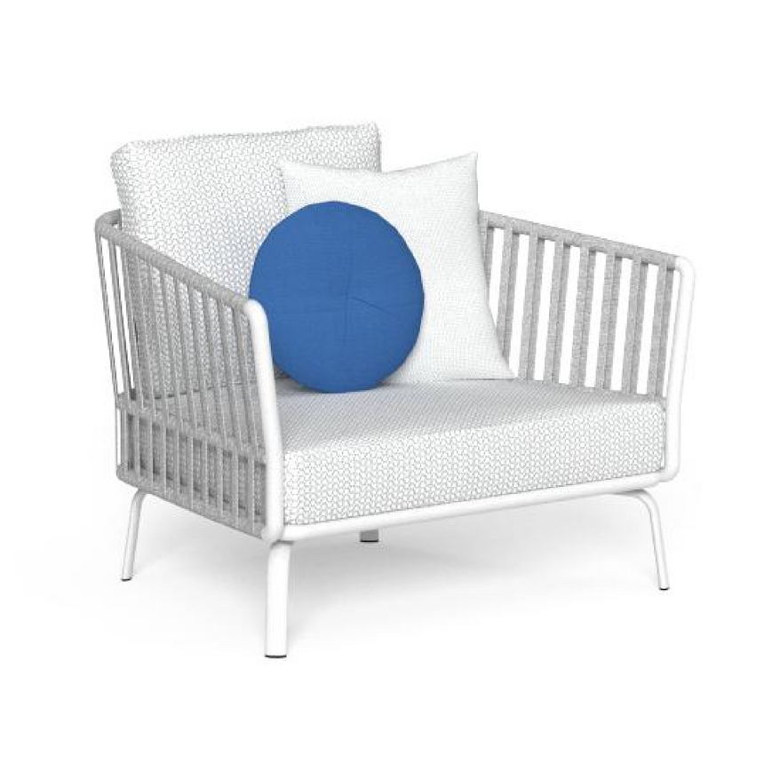 Elastic Rope Outdoor Living Armchair | Talenti Milo | Italianfurniture.com